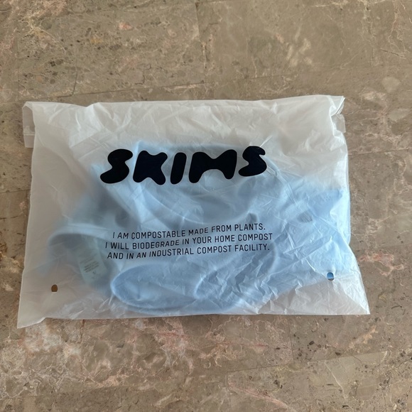 “SOLD”Skims Swim Dipped Tie Bottoms Sz Small in Iris Blue - Picture 3 of 6